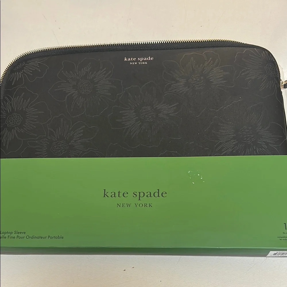 Kate Spade Black Floral Laptop Case - Picture 5 of 5